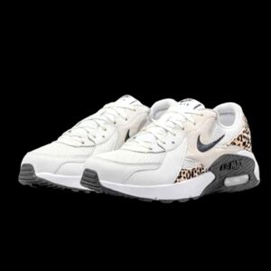 Nike Air Max Excee Leopard Womens White Hemp Black